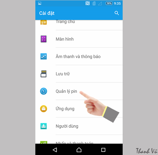 Bat che do tiet kiem pin cho Sony Xperia M5 Single Sim 2